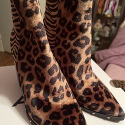 Leopard Ankle Boots By ALDO!!