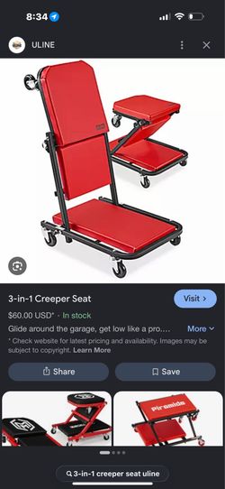 3 in 1 creeper seat Uline
