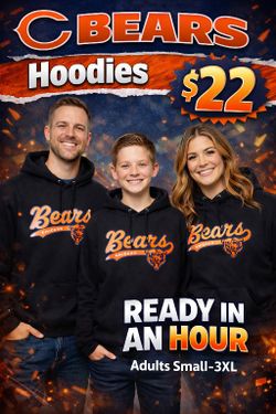Bears hoodies Only $22 Adults Small- 3XL