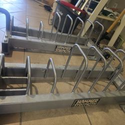 Both Hammer Strength Plate Storage Rack 