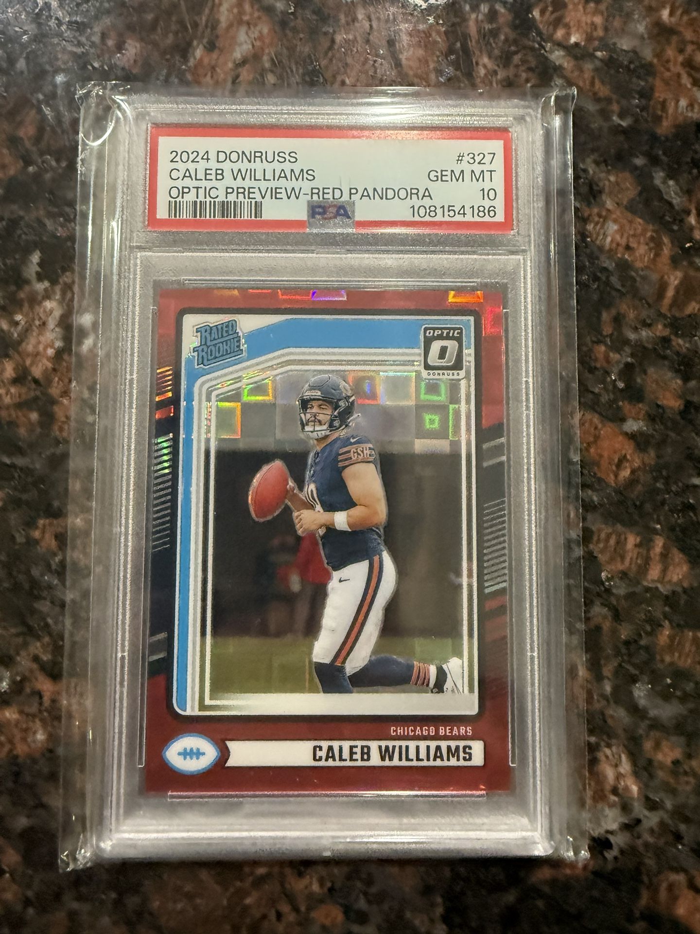 2024 Donruss Caleb Williams Red Pandora