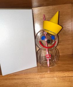 Jack in the box glass sipper