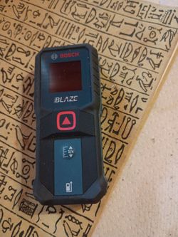 Bosch Blaze infrared tape measure
