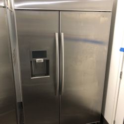Samsung 48” Stainless Steel Built In Side By Side Refrigerator 