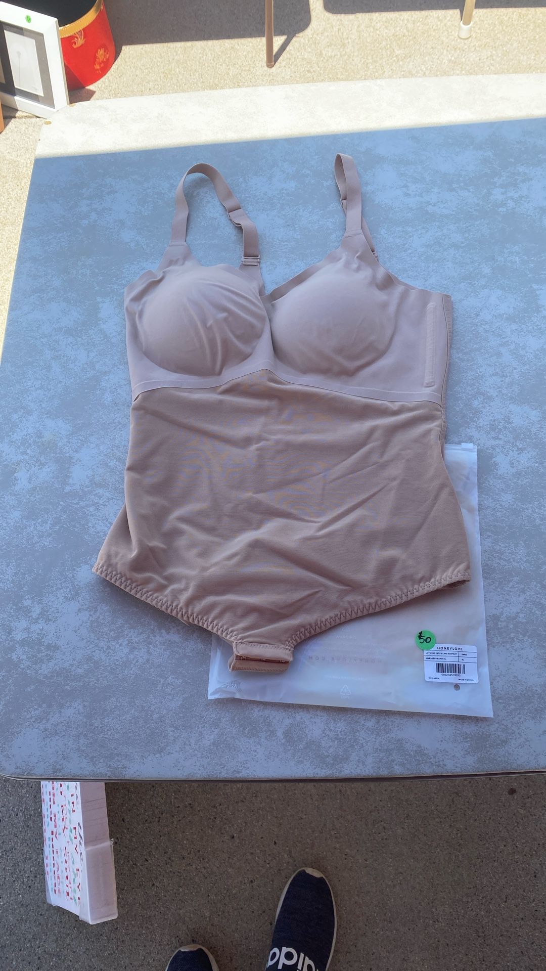 HoneyLove Liftwear Petite Cami Bodysuit XL