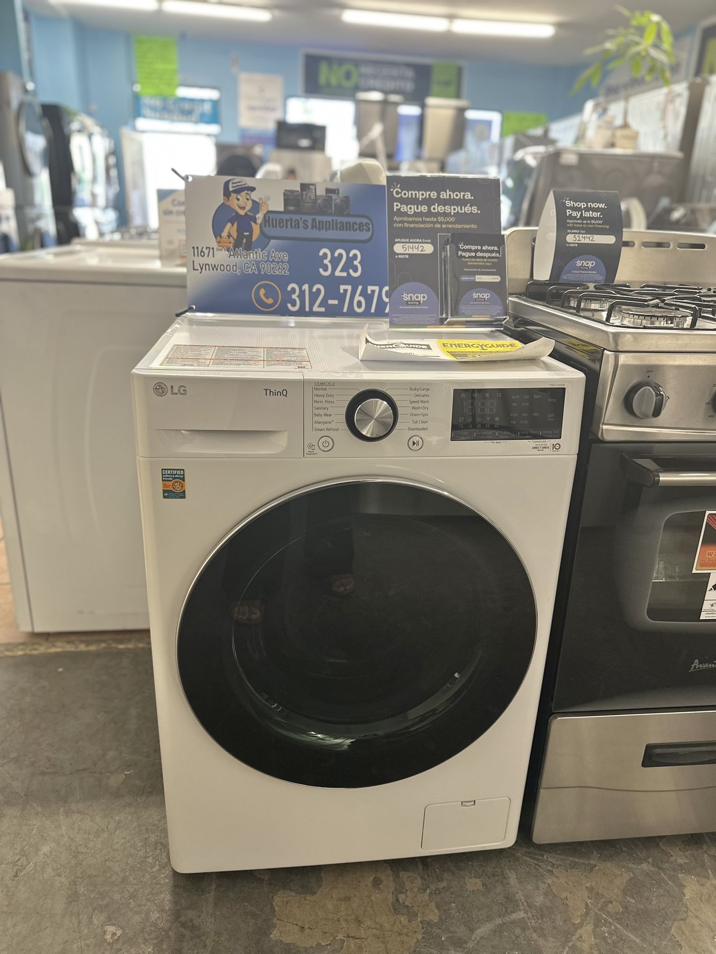 LG 24 In Wide All In One Compact Washer And Ventless Dryer Combo - Main Image