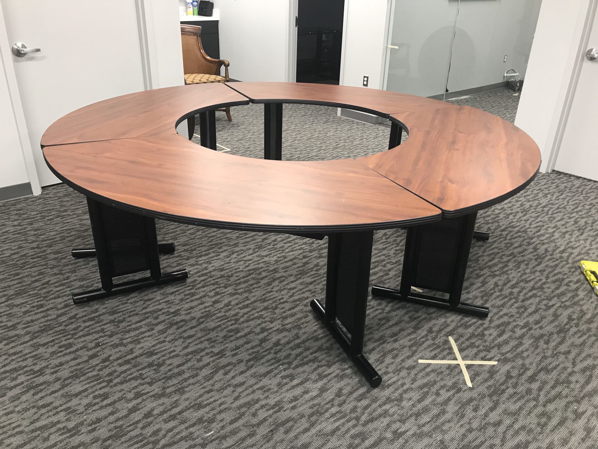 Office Conference Training Table - Solid Wood