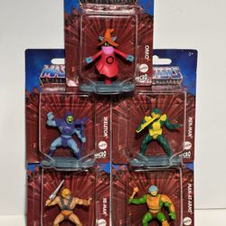 NEW Mattel Masters of the Universe Micro Collection figures He-Man Skeletor Orko