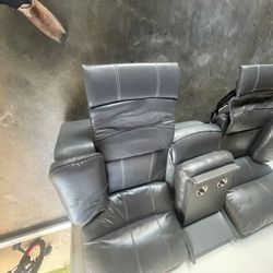 3 Piece Recliner Couch Set