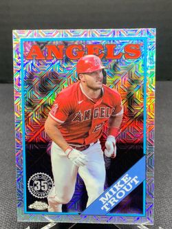 2023 Topps Update Mike Trout Silver Pack Mojo Refractor