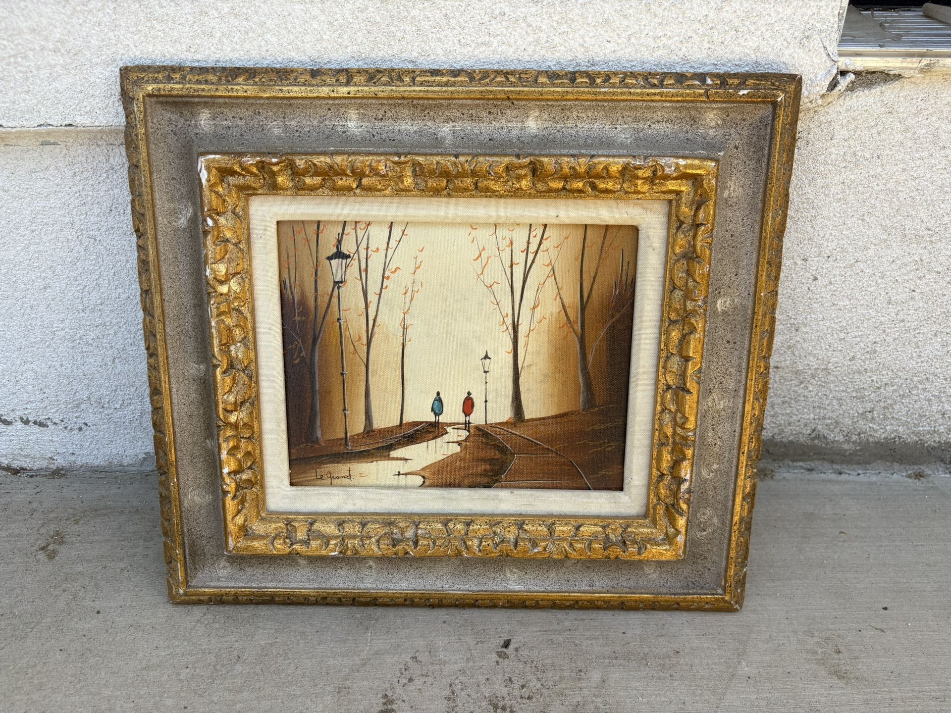 Vintage Mid Century Albert Le Grand Painting