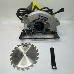 RYOBI 14-Amp 7-1/4" Corded Circular Saw with Laser (CSB135L)