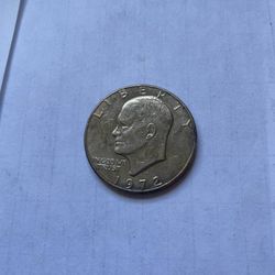 1972 Eisenhower Dollar Coin