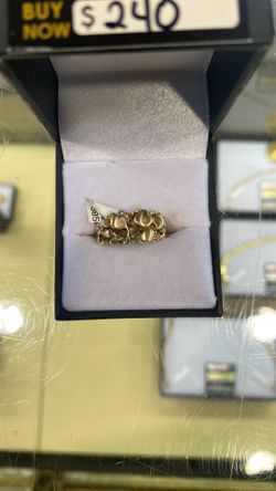 Gold Nugget Ring 10k