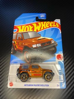 Hot Wheels Mitsubishi Pajero Evolution 169/250 Super Treasure Hunt**