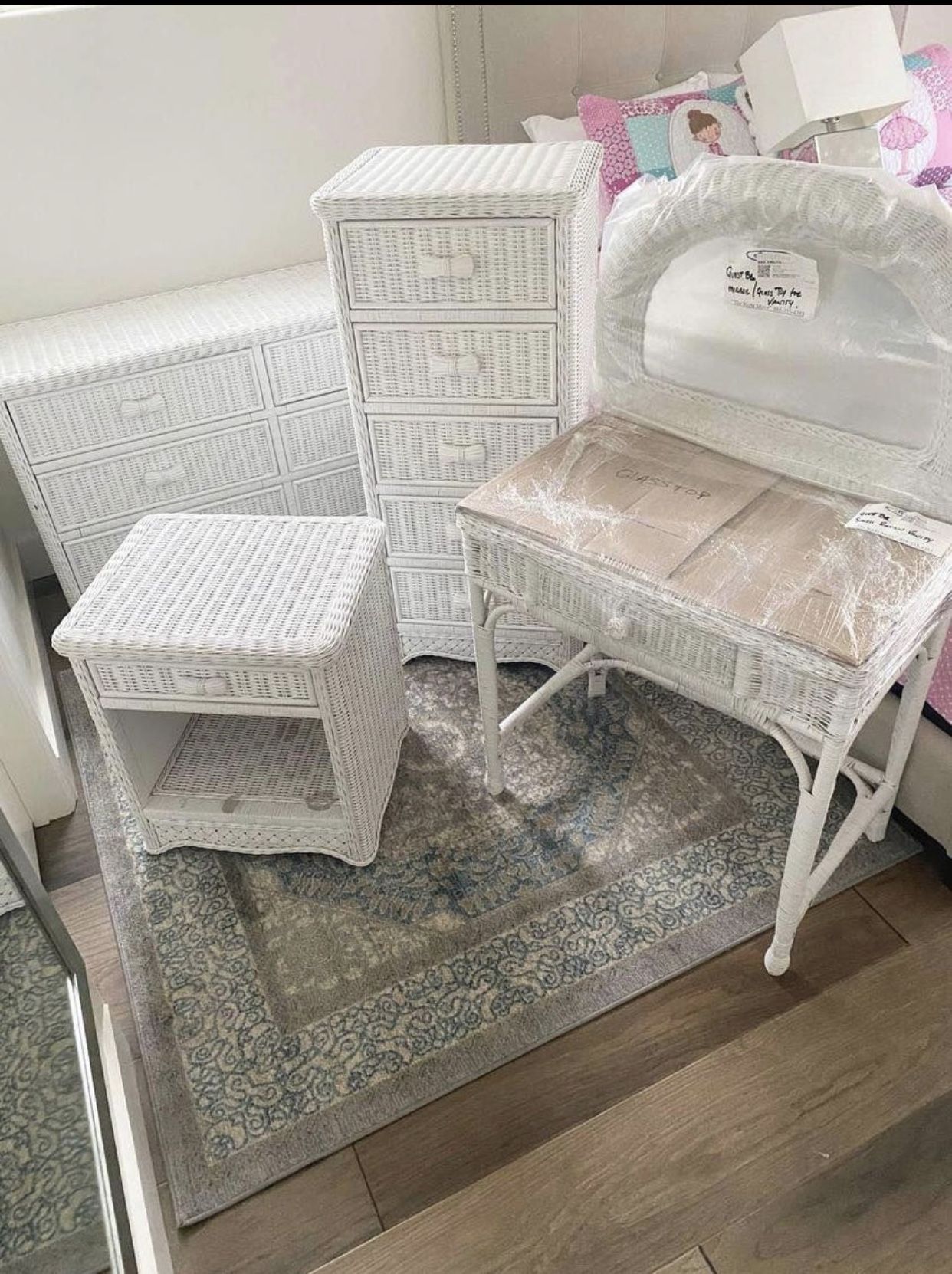 Vintage Wick Wicker Furniture Collection