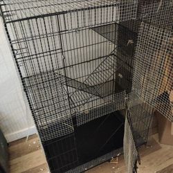 Cage on wheels for rats / ferret / kittens / small animals