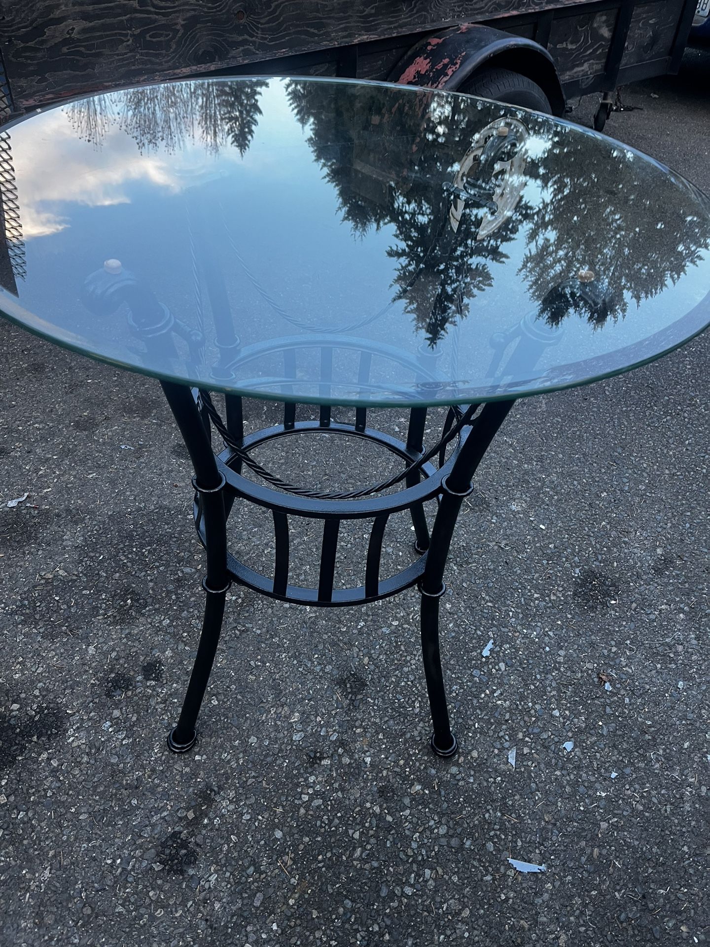 Table With Glass Top