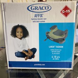 Graco Backless Booster Seat (new)