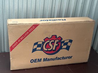 CSF OE Plastic Radiator Natural (CSF 3717) for 2012-2015 BMW X12.0L