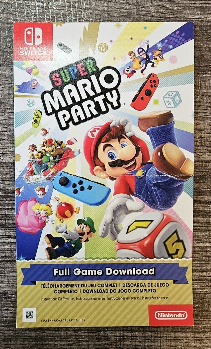 Super Mario Party Digital Game Code For NINTENDO Switch ‼️