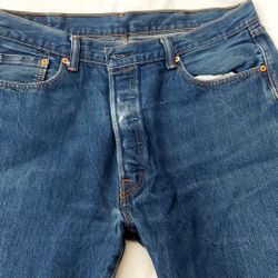 Levi's Original 501 Button Fly Blue Jeans