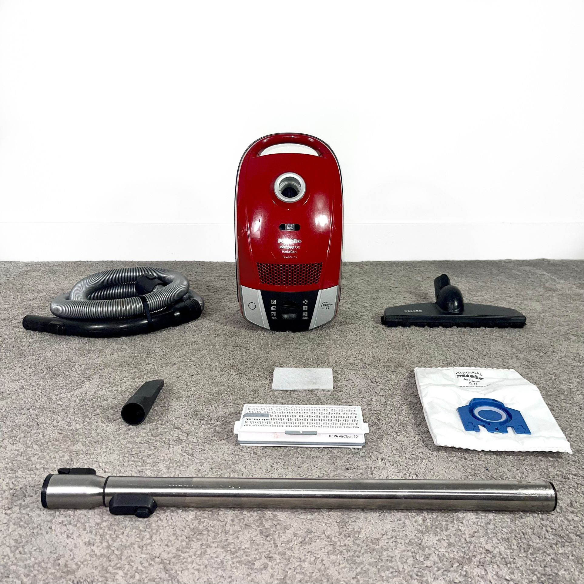Miele Compact C2 HomeCare Canister Vacuum Cleaner w/ attachments
