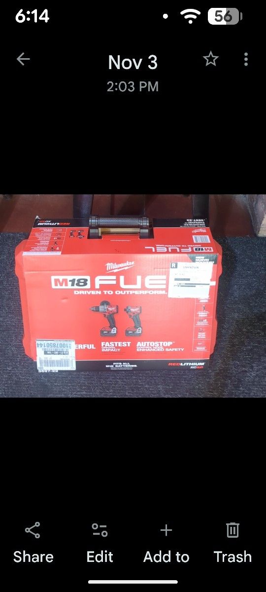 Brand New Unopened Power Tools 