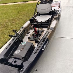 🚤 Kayak Vanhunks Elite Pro Angler 13ft – Pedal Drive + Bixpy Jet Motor