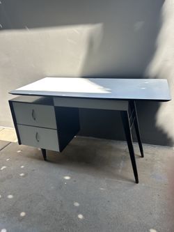 Mid century worn desk