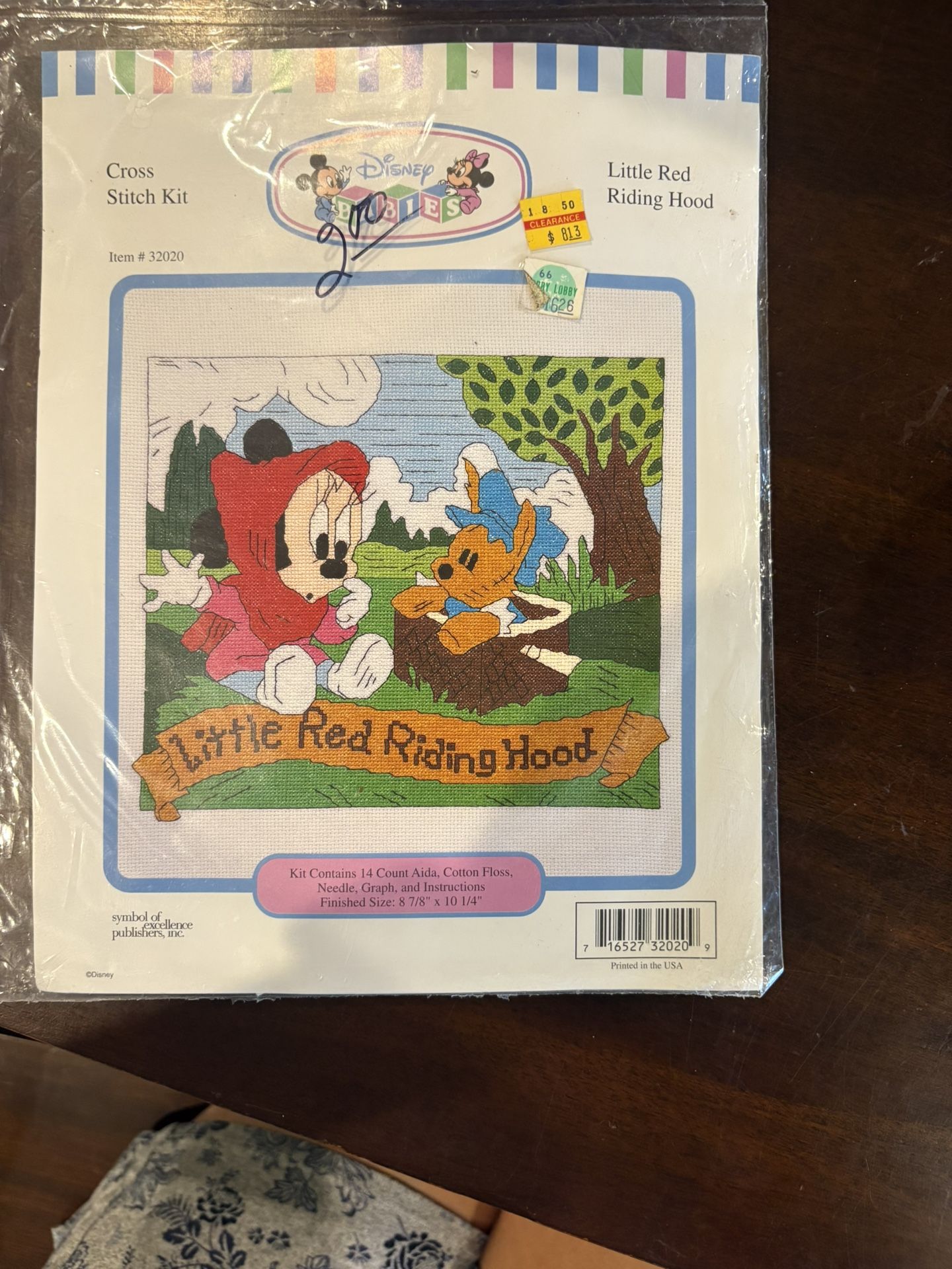Vintage Disney Babies Cross Stitch Kit