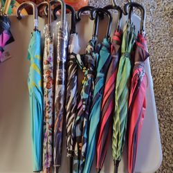 Nine New Large Umbrellas $5.00 Each