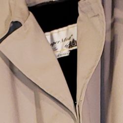 GOING TO EUROPE? TO SAN FRAN? ZIP OUT FURRY LININGWarm Mens 44 Reg  2 Coats In One!