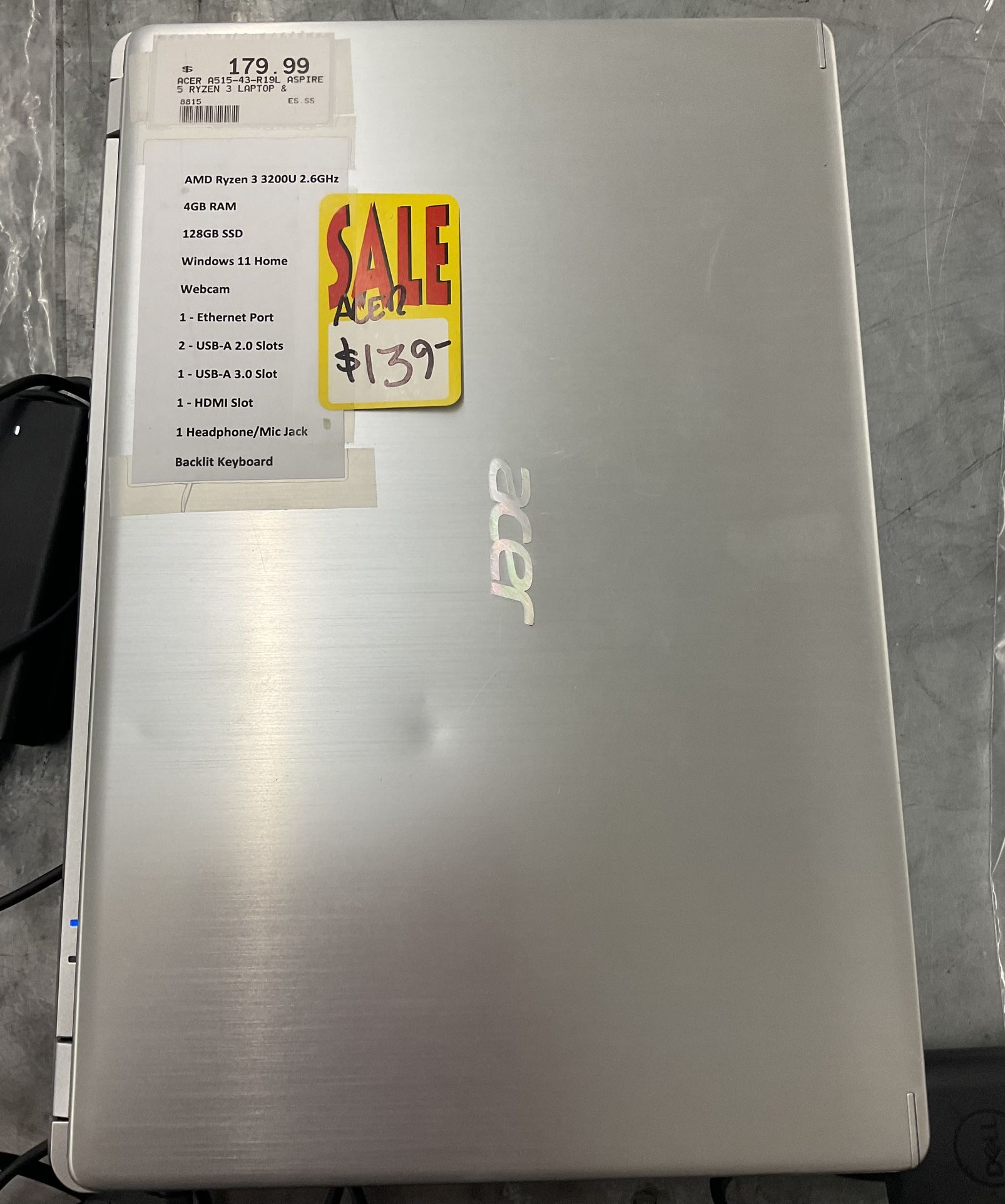 Acer A515-43-r19l Aspire 5 Ryzen 3 Laptop