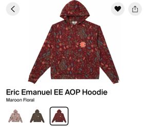 Eric Emanuel EE AOP Hoodie & Sweatpants Size Medium