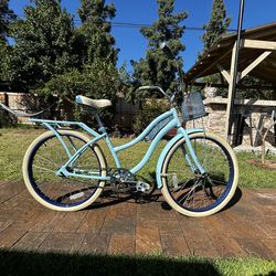 Blue Huffy Nel Lasso Cruiser Bike