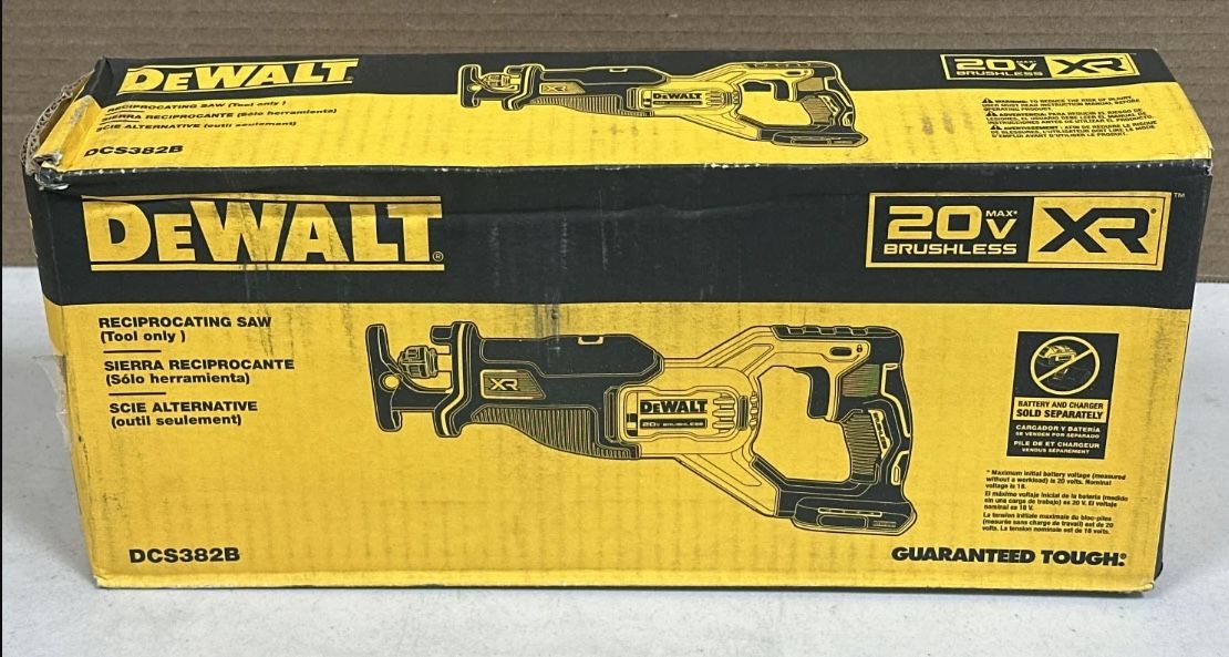 DEWALT - DCS382B 20V MAX XR Brushless Cordless Reciprocating Saw (Tool-Only)