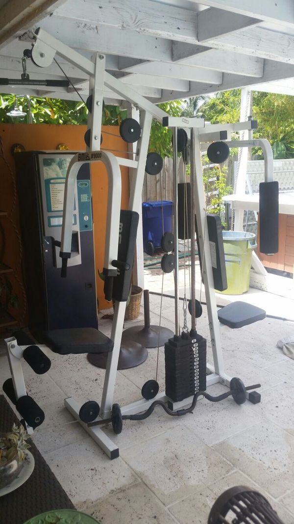 BMI 9000 Home Gym exercise weight set universal for Sale in Hialeah, FL