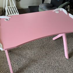 Pink Desk/ Gamer Desk
