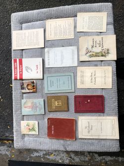 Miniature antique books