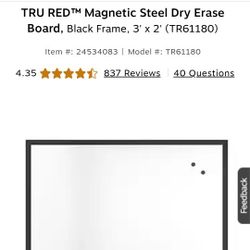 Magnetic Dry Erase Board
