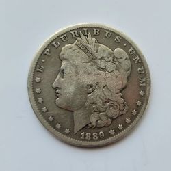 1889 O Morgan Silver Dollar 