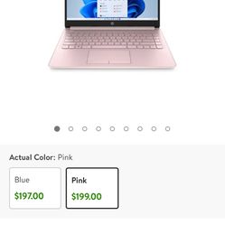 HP Laptop Metallic Pink