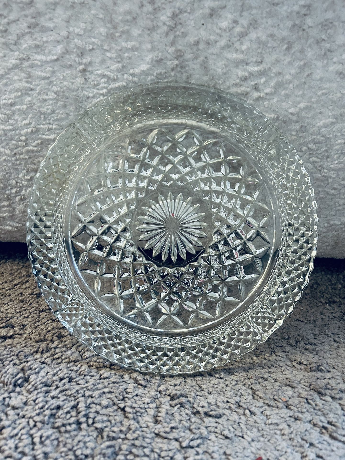 Anchor Hocking Wexford Clear Glass Ashtray