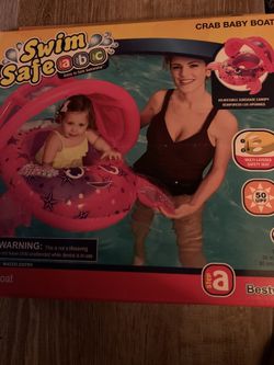 Crab baby boat for pool.