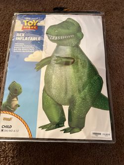 Disney Pixar Toy Story Rex Inflatable Child Costume