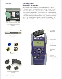 VIAVI SmartClassTM OLA-55M Optical Level Attenuator VIAVI SmartClass optical handhelds go beyond the basics With more than 100,000 optical handhelds a