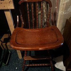 Vintage high chair ($20.00 OBO)