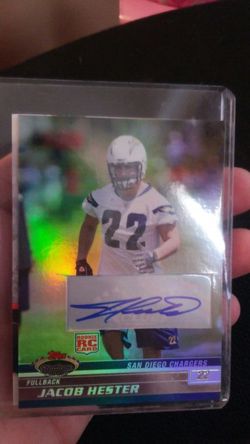 Jacob hester rookie auto
