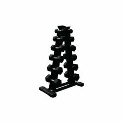 5-30 Lb Rubber Hex Dumbbell Set